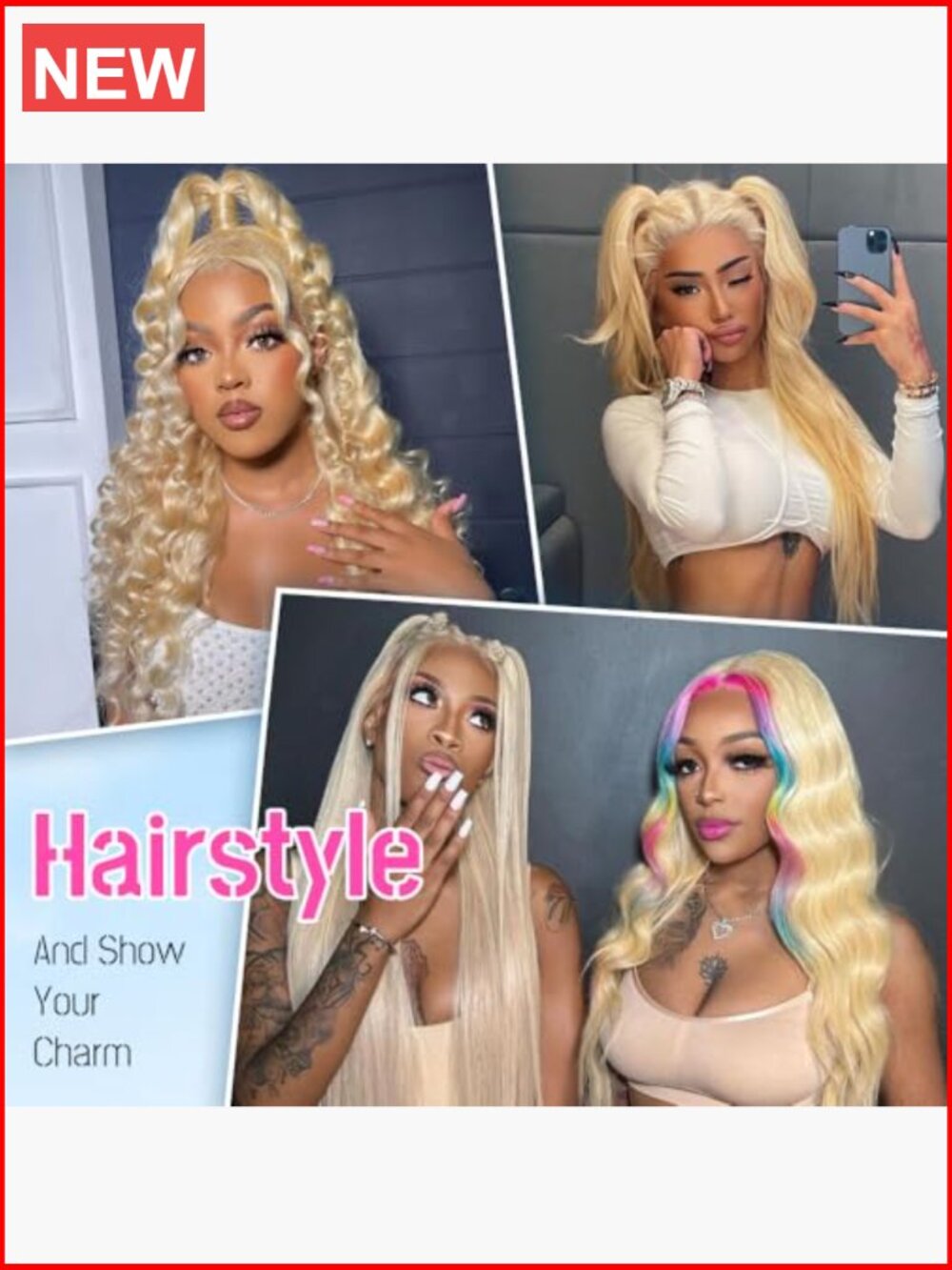 Human Hair 13x6 Lace Front Wig 200 Density Body Wave Glueless Pre Plucked - Picture 5 of 6